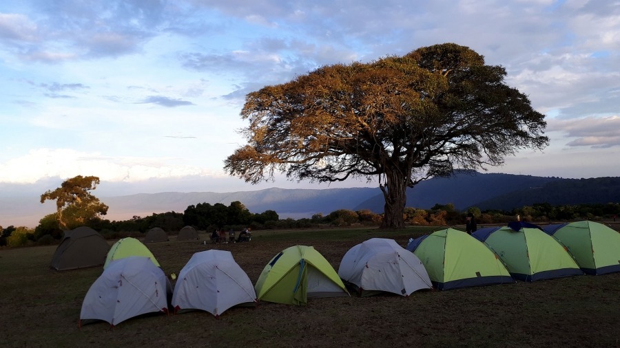 Simba Campsite überhalb des Ngorongoro-Craters