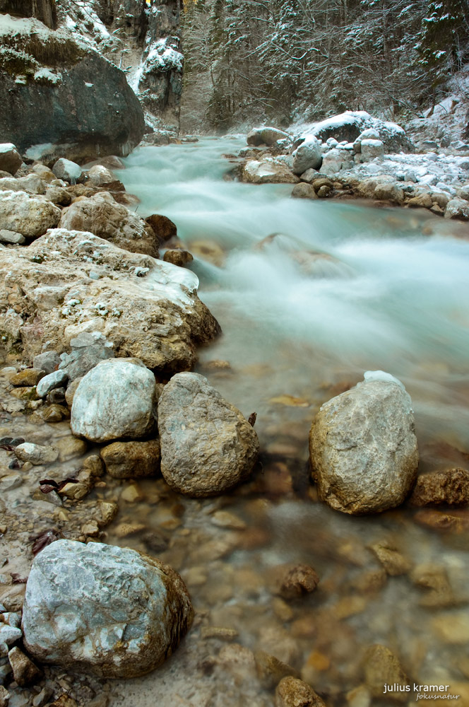 Wimbach in der Wimbachklamm - NP Berchtesgaden