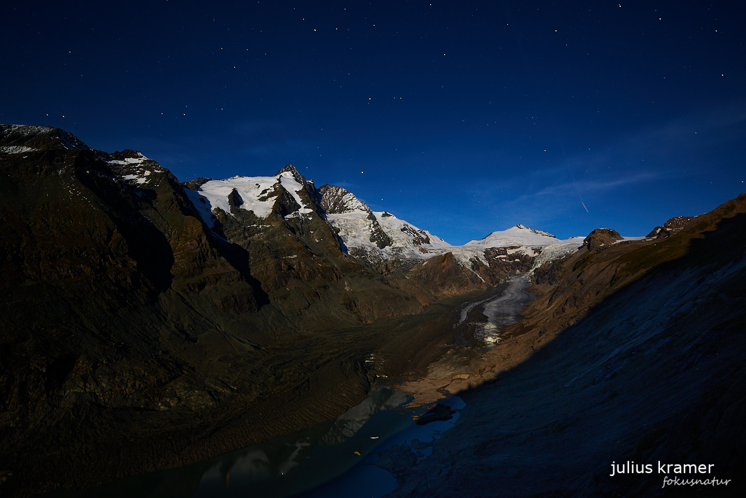 Großglockner bei Nacht