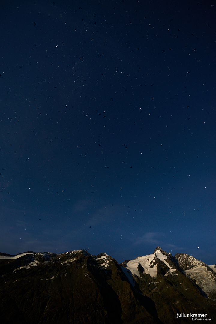 Großglockner bei Nacht