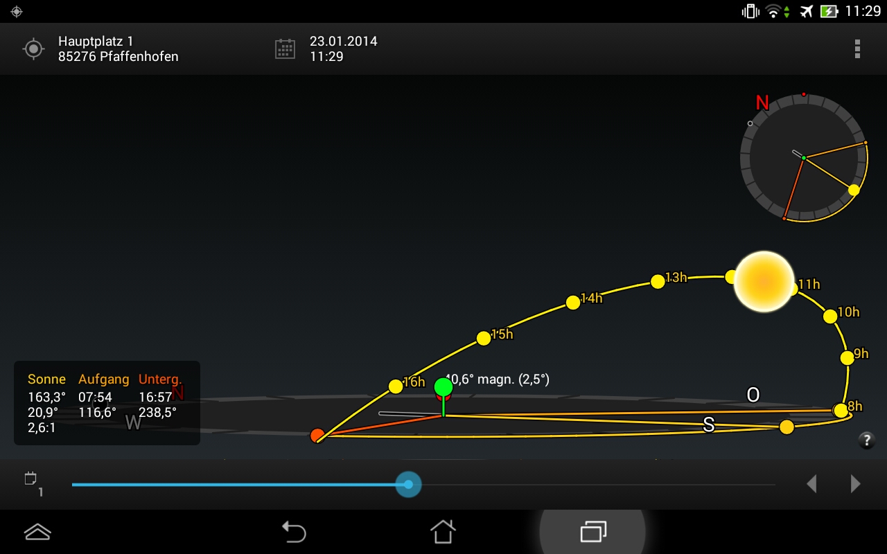 Sun Surveyor App