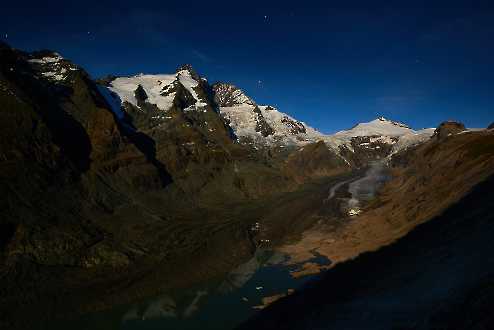 Großglockner bei Nacht