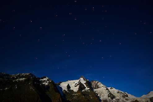 Großglockner bei Nacht