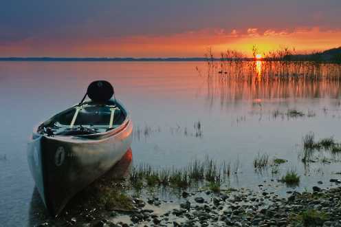 Kanu am Chiemsee