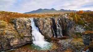 Storulfossen im Rondane Nationalpark als Wandbild!